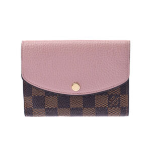 Louis Vuitton Damier Portefeuille Wallet Normandy Rose Pink Ballerine